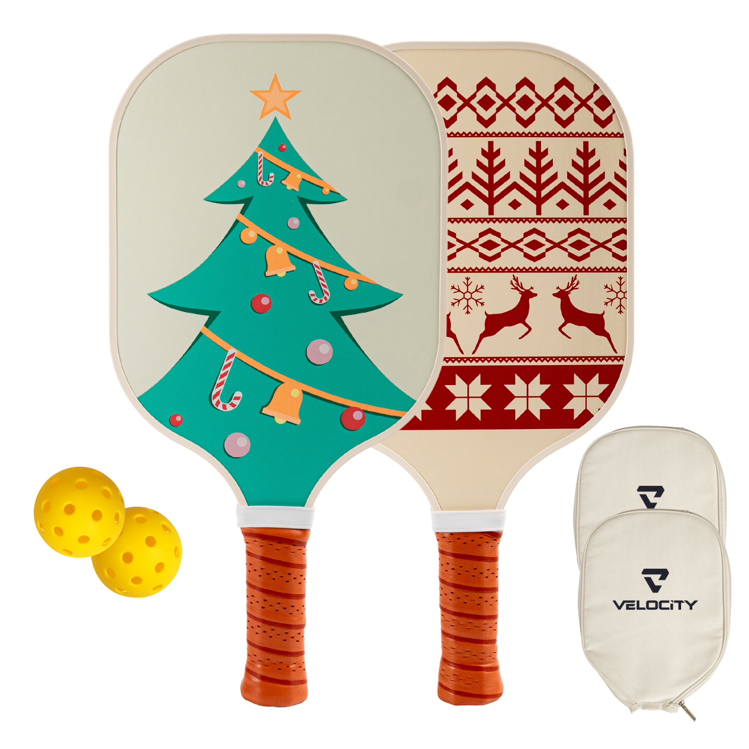 Christmas Edition Pickleball Paddles - Gift Set