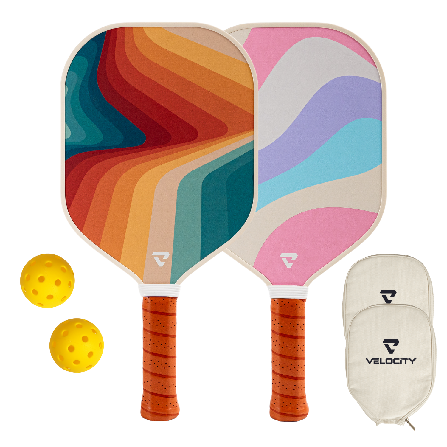 Cute Pickleball Paddles Set - Lightweight Pickleball Paddles