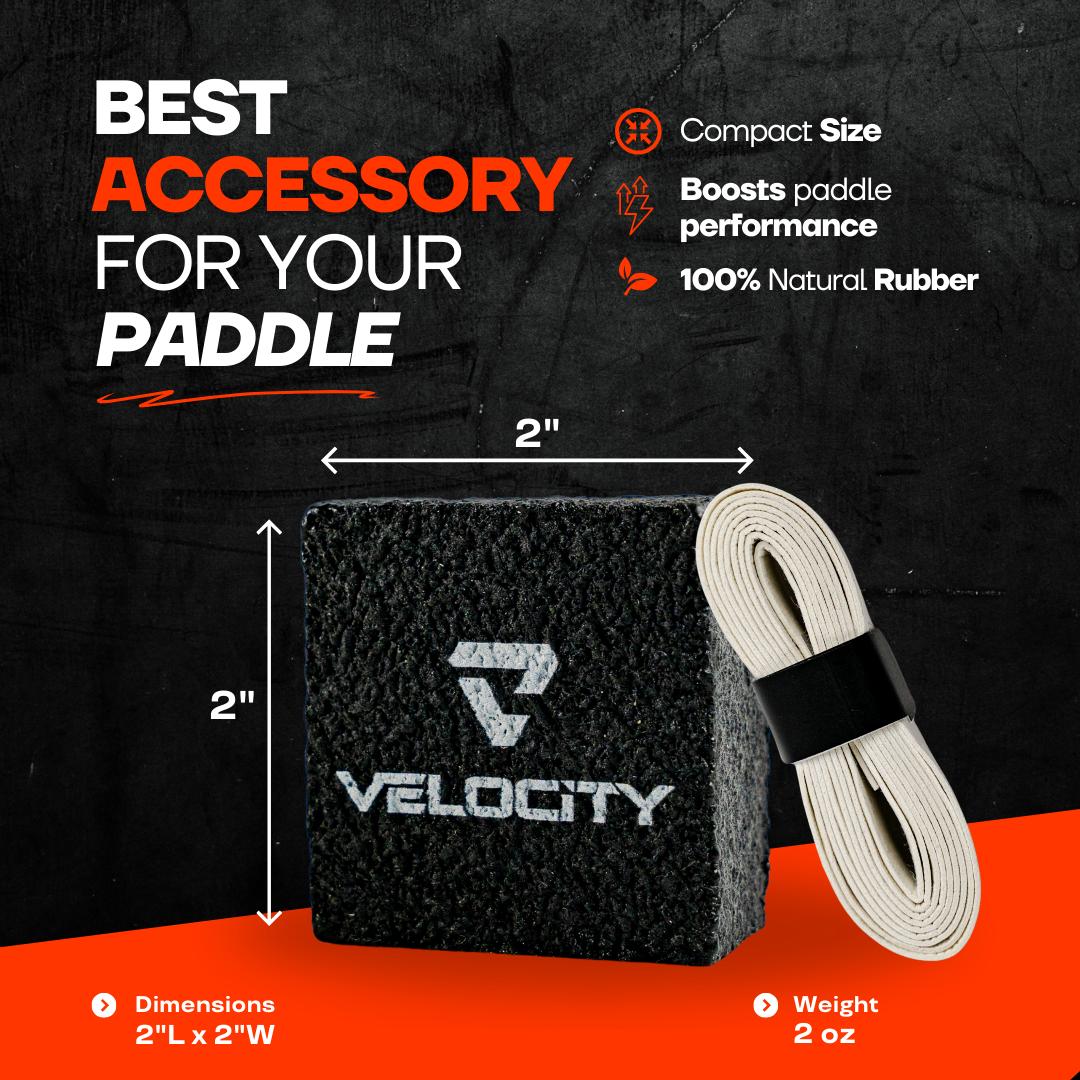 Pickleball Paddle Cleaner with FREE Overgrip Tape - Premium Paddle Eraser for Carbon Fiber Paddles