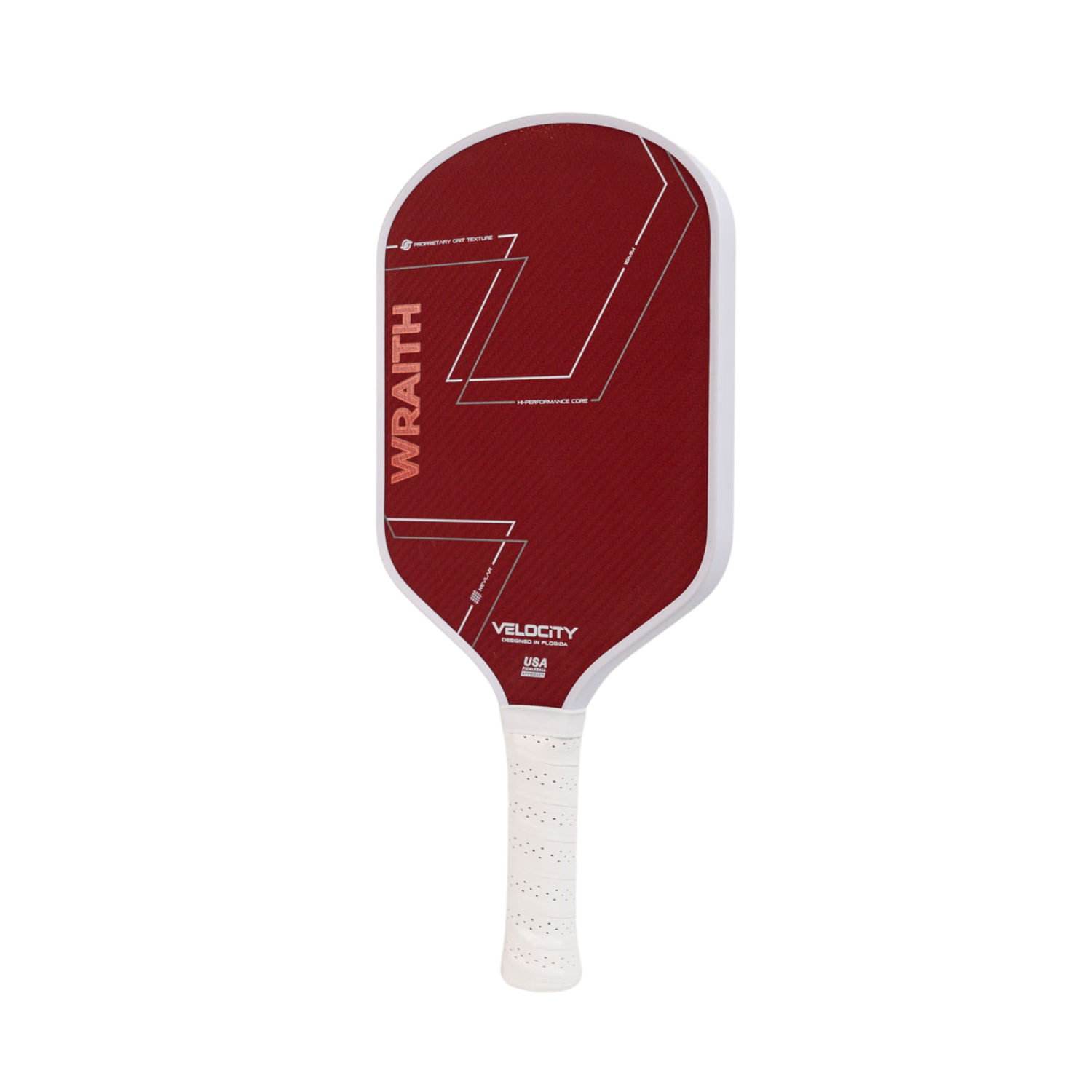 WRAITH DuPont™ Kevlar Pickleball Paddle // WHITE (with Cover)